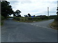 Mill Lane at junction to Hassall Moss farm