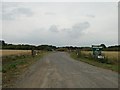 Entrance to recycling centre