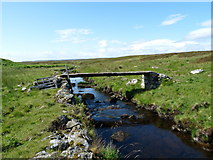 ND1533 : Footbridge over the Burn of Houstry by Claire Pegrum
