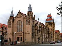 SJ8496 : University of Manchester Whitworth Hall and Whitworth Building by David Dixon