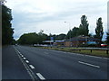 Indian restaurant and car sales on A34