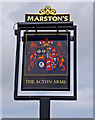 The Acton Arms (pub sign), Haughton Lane