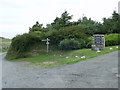 Entrance to Pwll Deri Cottages