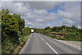 The B3343 passes a lane leading to Twitchen Cross