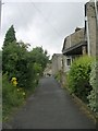 Footpath leading up from Deanhouse Lane towards Oldfield