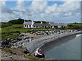 Cottages and the beach by Y Swnt