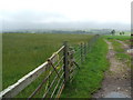 Fields near Sawbridge Hall