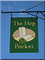 The Hop Pocket sign