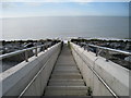 Steps down to Dymchurch Beach