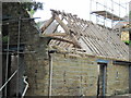 Cruck  A  frame  roof  timbers