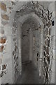 TM4149 : Orford Castle - Passage from the Constable's Room by Ashley Dace