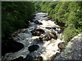 The Afon Llugwy at Pont Cyfyng in July