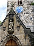 NZ1665 : Church of St. Michael & All Angels, Newburn (detail) by Andrew Curtis