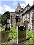 NZ1665 : Graveyard, St. Michael & All Angels, Newburn by Andrew Curtis
