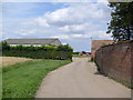 Farm road, Guild Farm, East Knapton