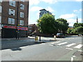 Zebra crossing in Baylis Road