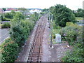 Points at the Up end of Ware Station