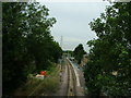 Ware Station from Viaduct Road bridge