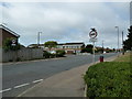 Looking from Dale Road across Meadow Road towards Brookdean Road