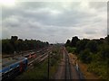 View of the East Coast Mainline from the footbridge adjacent to Finsbury Park