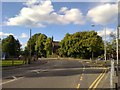 The junction of Castle Road with Hollins Lane