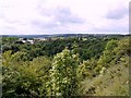 View over Walbottle Quarry