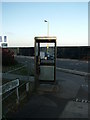 Telephone kiosk at the junction of Obelisk Road and Victoria Road, Woolston