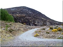 J3729 : Approaching Thomas's Mountain Granite Quarry by Eric Jones