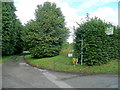 Footpath junction at Hart Hill