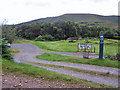 Car park in Kinloch Forest 