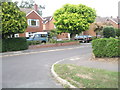 Looking from Geddes Way into Copse Close