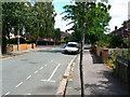 Looking east from Wentworth Road into Aldrich Road, Oxford