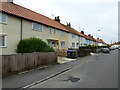 Pastel coloured houses in Chester Avenue