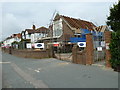 Church undergoing a refurbishment in Lyndhurst Road