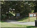 Entrance to the Linear Park off Grange Road