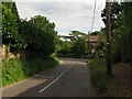 Woodlands Road junction with Vann Lane, Hambledon