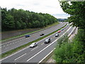 M4 near Cardiff, looking west