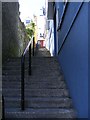 W6350 : Stony Steps, Main Street, Kinsale - Town Plots Townland by Mac McCarron