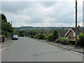 Looking down Halls Road