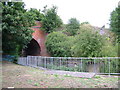 Bridge foundations by River Lark, Bury St. Edmunds