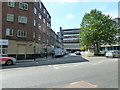 Looking across Lambeth Road towards Pratt Walk