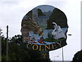 TG1807 : Colney Village Sign by Geographer