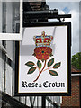TQ4223 : Rose & Crown sign by Oast House Archive