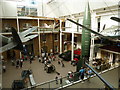 Looking from the mezzanine downwards at the Imperial War Museum (2)