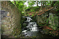 SK3160 : Pan Tiles Mill and the Bentley Brook, Lumsdale by Kate Jewell