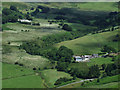 Hill farms in Cwm Brefi, Ceredigion