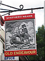 TR3042 : Old Endeavour sign by Oast House Archive