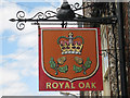 TR2943 : Royal Oak sign by Oast House Archive