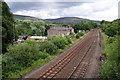 The railway line between Mossley and Stalybridge