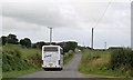 Unclassified road near Cefn Leisiog